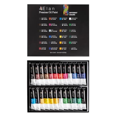 Elan kit per pittura a olio, immagine reale del prodotto