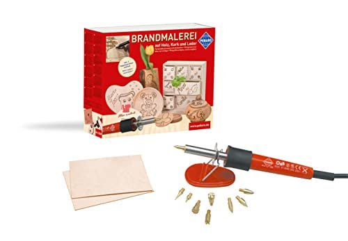 Pebaro kit pirografia per decorare il legno, immagine reale del prodotto