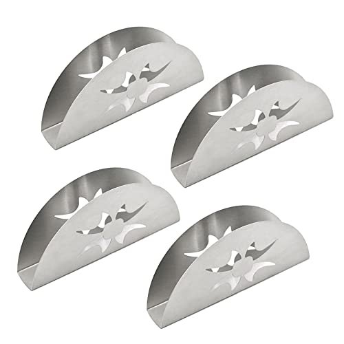 FEMONGY portatovaglioli in acciaio inox 4 pezzi