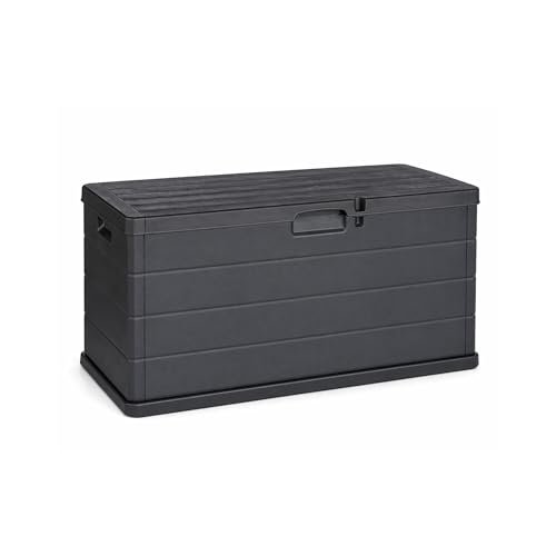 Maury's baule cassapanca 340 litri effetto legno da esterno
