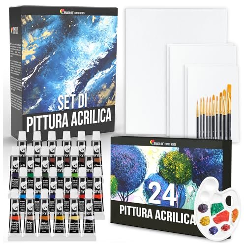 Zenacolor kit per pittura acrilica, immagine reale del prodotto