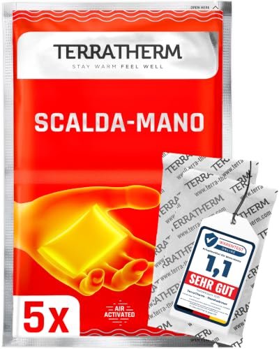 TerraTherm scaldamani ricaricabili