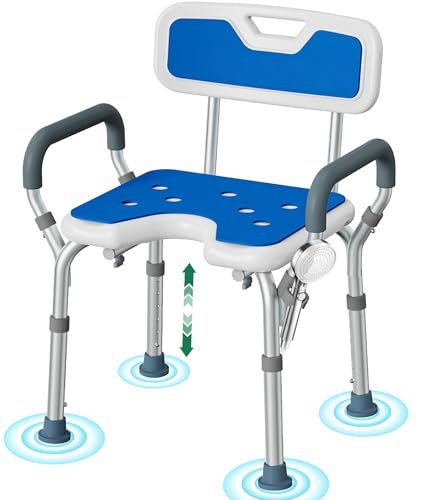 Luckfaith sedia doccia a U: immagine prodotto sgabello da doccia