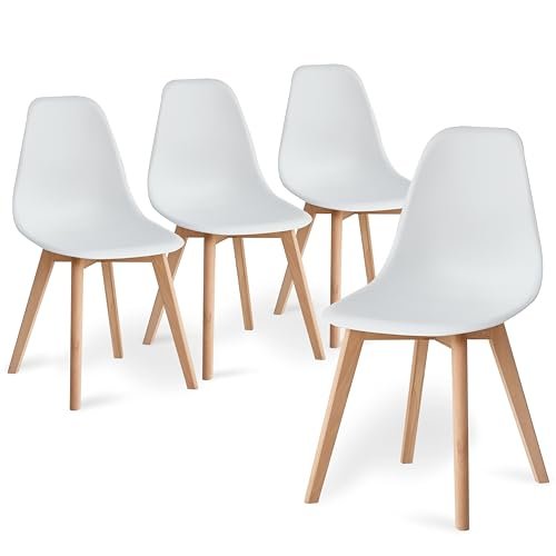 BenyLed sedie con gambe in legno