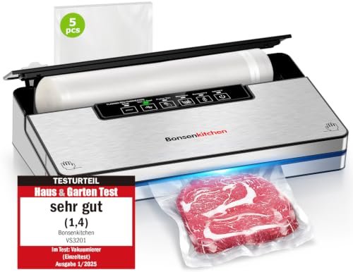 Bonsenkitchen macchina sottovuoto alimenti