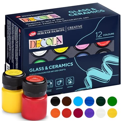 Decola kit per pittura su vetro, immagine reale del prodotto