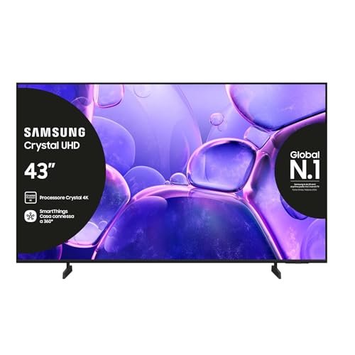 Samsung Crystal UHD 4K smart TV da 43 pollici UE43U8090 con Crystal 4K Processor