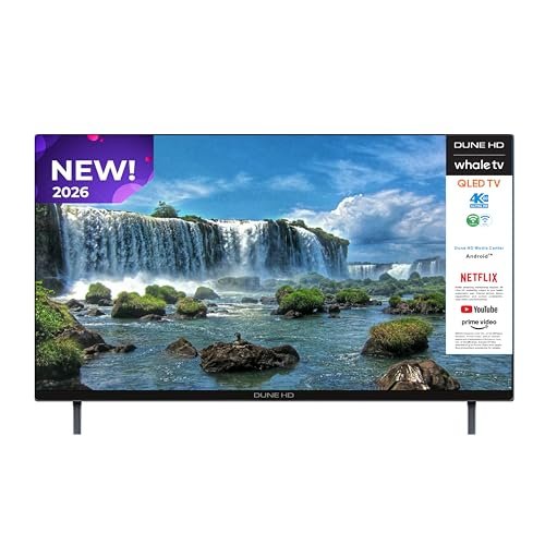 Dune HD Smart 43 TV QLED 4K con Whale TV e triplo sintonizzatore